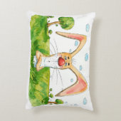 Coussin d'accent Funny Bunny - Lapin de dessin ani (Dos(Vertical))