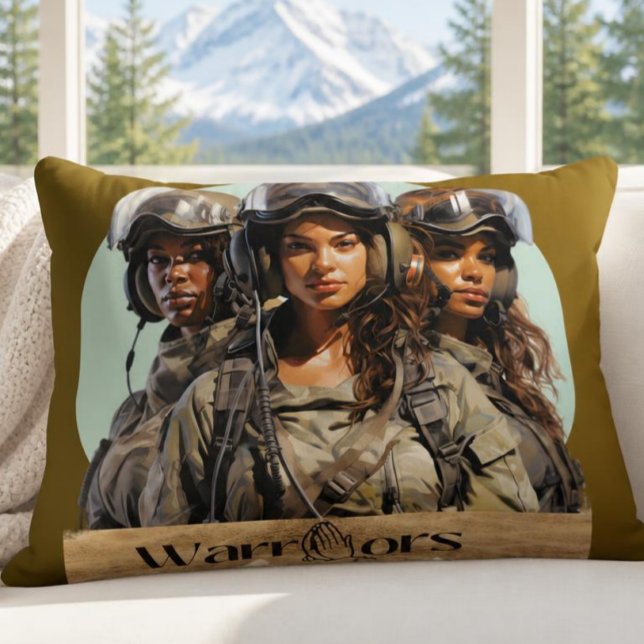 Coussin d'accent Guerrier de Prière (Créateur téléchargé)