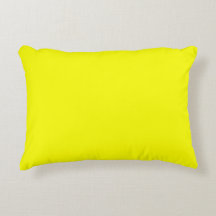 Coussin d'accent Jaune Citron 40 cm x 30 cm