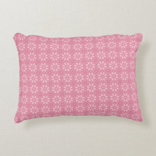 Coussin d'accent motif de deux couleurs