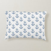 Coussin d'accent nautique | Eau rose Anchor Co (Dos)