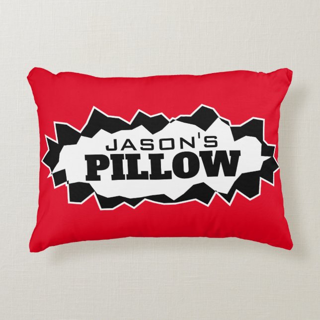 Coussin d'accent personnalisé avec trou déchiré (Devant)