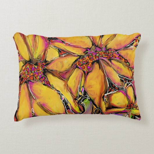 coussin d'accent "Tournesol magique" (Devant)