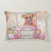 Coussin d'accentde l'ours en pelddy (Devant)