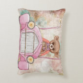 Coussin d'accentde l'ours en pelddy (Dos(Vertical))