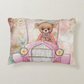 Coussin d'accentde l'ours en pelddy (Dos)
