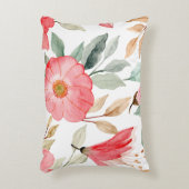 Coussin d'accents de fleur rose (Devant(Vertical))