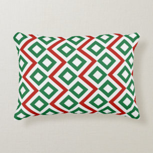 Coussin d'accents de méandre Noël