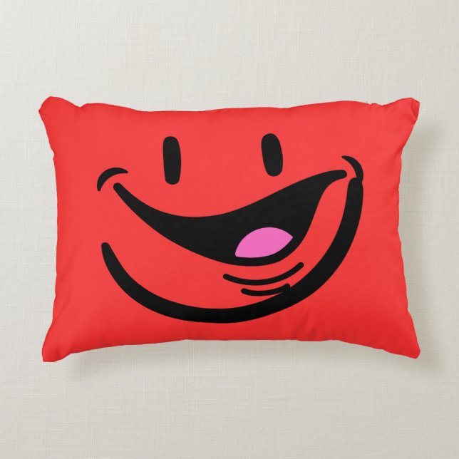Coussin d'accents de sourire (Devant)