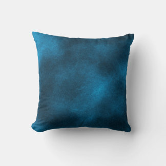 Coussin d'accents décoratifs bleu fumé