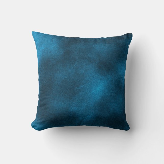 Coussin d'accents décoratifs bleu fumé (Recto)