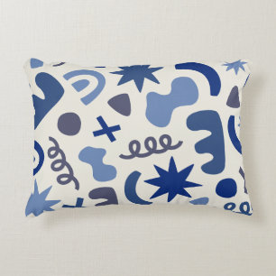 Coussin d'accents géométriques - Design abstrait b