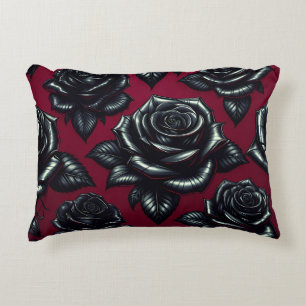 Coussin d'accents Rose noir