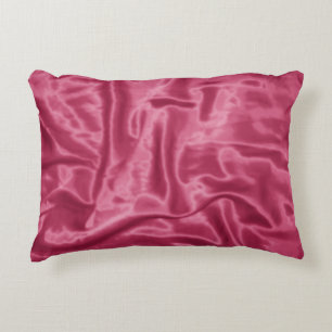 Coussin d'accents satiné-rectangulaire Mauve