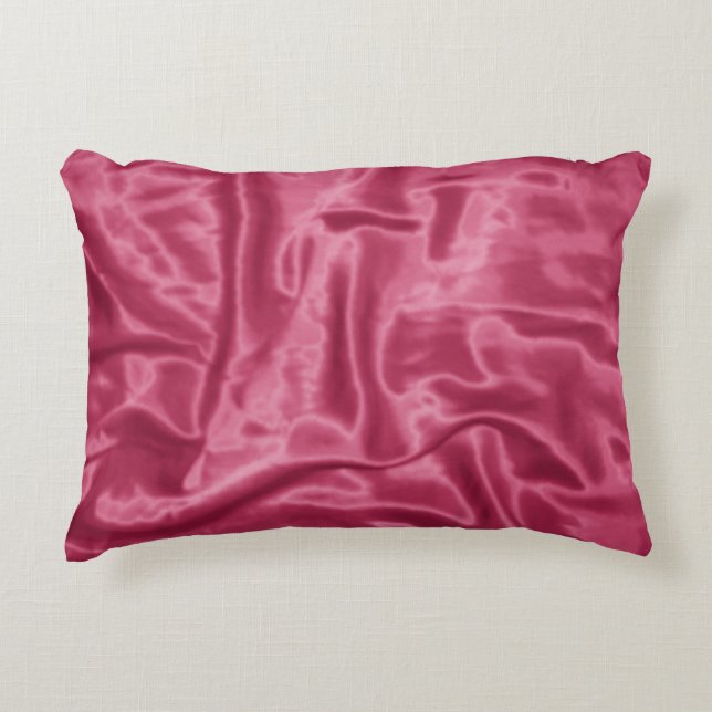Coussin d'accents satiné-rectangulaire Mauve (Devant)