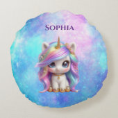 Coussin d'accents Unicorne mou (Dos)
