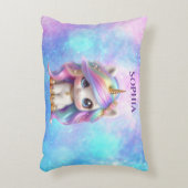 Coussin d'accents Unicorne mou (Devant(Vertical))