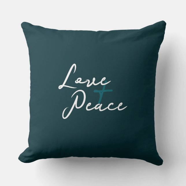 Coussin d'accentuation Amour & Paix (Recto)