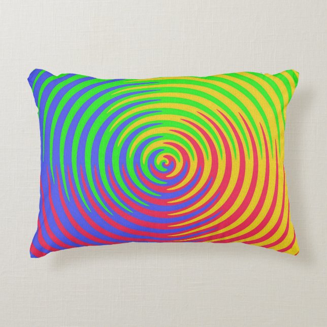 Coussin d'accentuation arc-en-ciel (Devant)