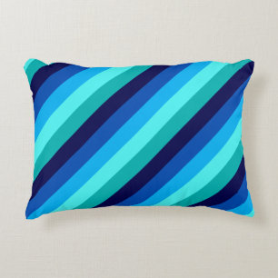 Coussin d'accentuation bleu Icy Turquoise