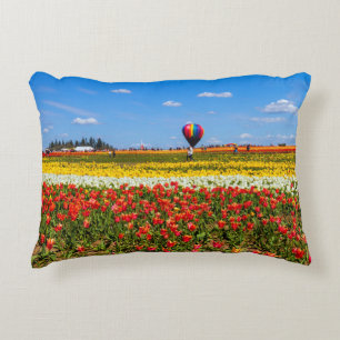 Coussin d'accentuation de la fleur des tulipes