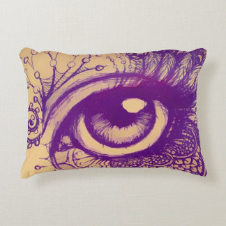 Coussin d'accentuation de l'oeil pourpre