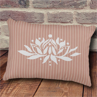 Coussin d'accentuation de Lotus Flamable personnal