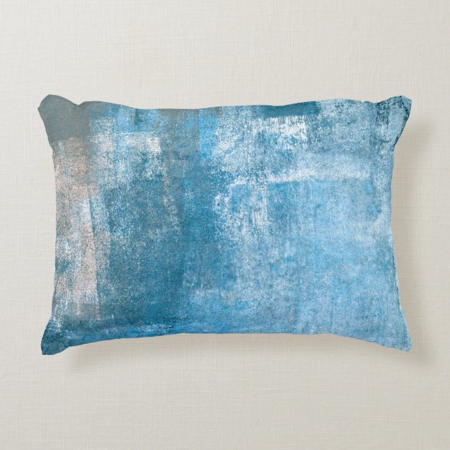 Coussin d'accentuation de mur bleu (Devant)
