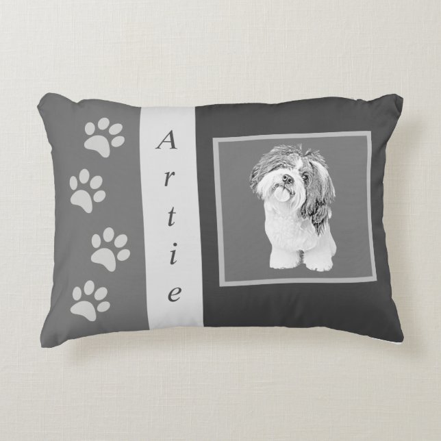 Coussin d'accentuation de Shih Tzu super mou (Devant)