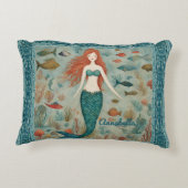 Coussin d'accentuation de sirène personnalisé (Dos)