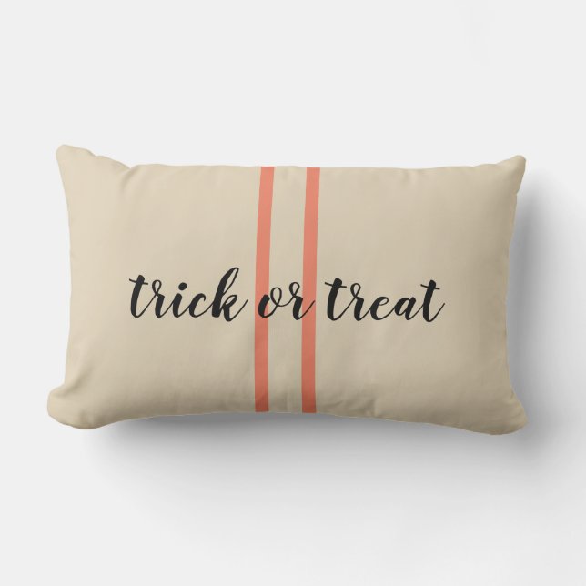 Coussin D'Accentuation De Style Fermier Trick Ou T (Recto)