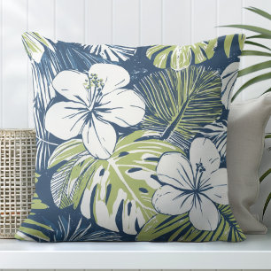 Coussin d'accentuation des fleurs tropicales