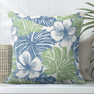 Coussin d'accentuation des fleurs tropicales