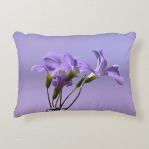 Coussin d'accentuation des fleurs violettes