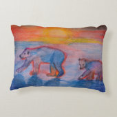 Coussin d'accentuation des ours polaires (Dos)