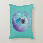 Coussin d'accentuation d'espace Turquoise (Devant(Vertical))