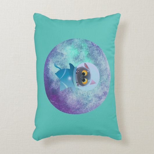 Coussin d'accentuation d'espace Turquoise (Devant(Vertical))