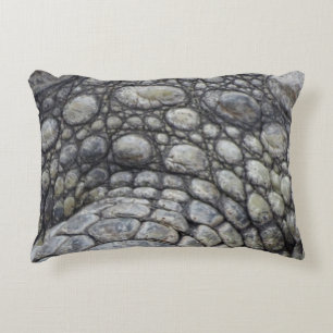 Coussin d'accentuation d'image crocodile