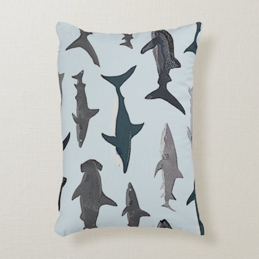 Coussin d'accentuation du requin (Devant(Vertical))