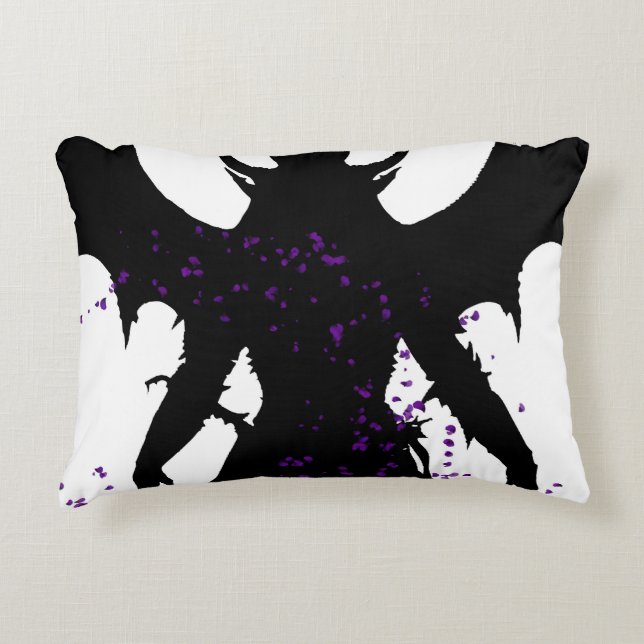 Coussin d'accentuation en polyester brossé personn (Devant)