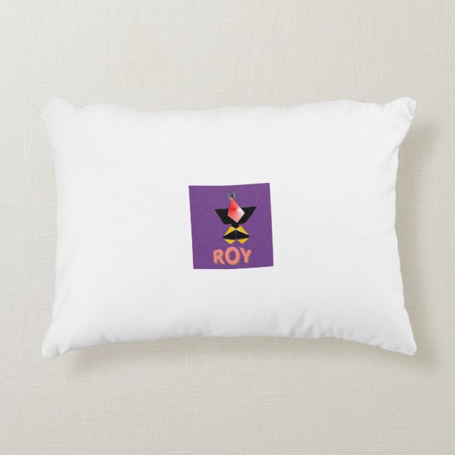 Coussin d'accentuation en polyester brossé personn (Devant)