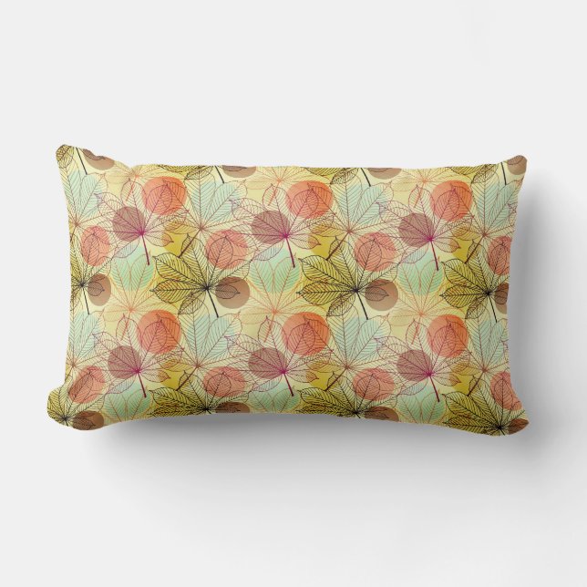Coussin d'accentuation - Feuilles d'automne (Recto)