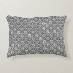 Coussin d'accentuation moderne de motif de Damas G
