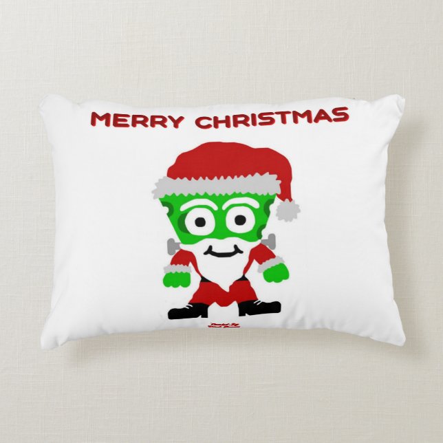 Coussin d'accentuation Père Noël FrankenCheese (Devant)