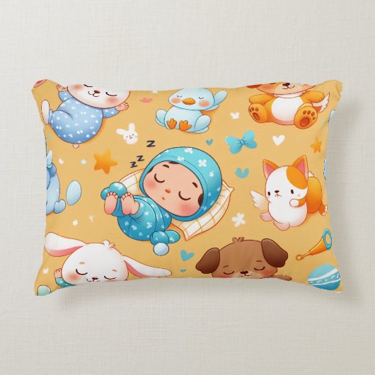 Coussin d'accentuation pour bébé mignon (Devant)