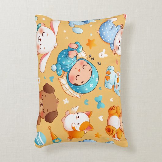 Coussin d'accentuation pour bébé mignon (Devant(Vertical))