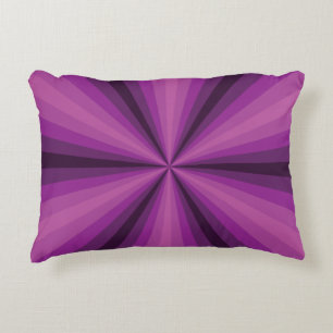 Coussin d'accentuation violette de l'illusion opti