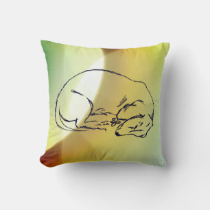 Coussin Dachshund Chien Art Cushion