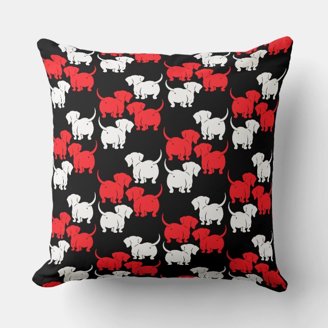 Coussin Dachshund Chiens Cadeaux (Recto)