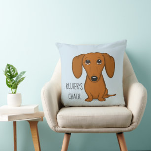 Coussin Dachshund Dachshund personnalisable chien Wiener